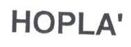 HOPLA' - trademark of the United Arab Emirates 034870