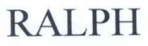 RALPH - trademark of the United Arab Emirates 026987