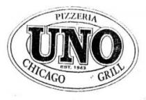 UNO PIZZERIA CHICAGO GRILL EST.1943 - trademark of the United Arab Emirates 027786