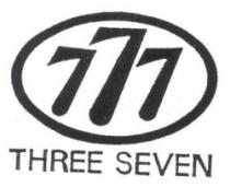 777 THREE SEVEN - trademark of the United Arab Emirates 030590