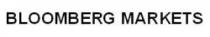 BLOOMBERG MARKETS