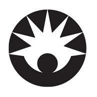 دائرة مظللة يحتوي على تصميم لاشراقة شمس