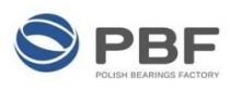 PBF POLISH BEARINGS FACTORY