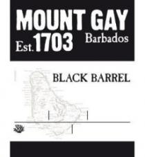 MOUNT GAY Est.1703 Barbados BARREL BARREL