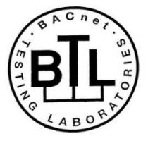 BTL BACnet TESTING LABORATORIES