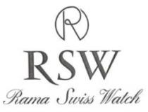 R RSW Rama Rwiss Watch