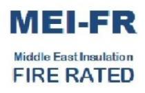 MEI-FR Middle East Insulation FIRE RATED