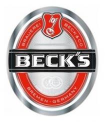 BECK'S BRAUEREI BECK & CO BREMEN GERMANY BREMEN 1874 PHILADELPHIA 1876