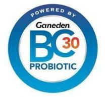 POWERED BY Ganeden BC30 Probiotic