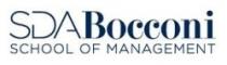 SDA Bocconi SCHOOL OF MANAGEMENT