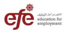 التعليم من أجل التوظيف education for employment efe