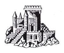 رسم مميز لشكل قلعة قصر