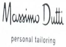 Massimo Dutti personal tailoring