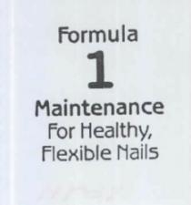 FORMULA 1 MAINTENANCE FOR HEALTHY FLEXIBLE NAILS