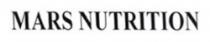 MARS NUTRITION