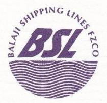 BSL Balaji Shipping Lines FZCO