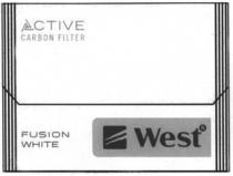 WEST FUSION WHITE ACTIVE CARBON FILTER