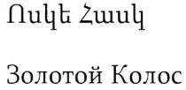 ՈՍԿԵ ՀԱՍԿ ЗОЛОТОЙ КОЛОС