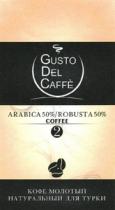 GUSTO DEL CAFFE ARABICA ROBUSTA