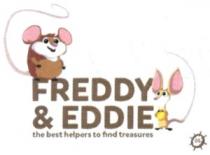 FREDDY & EDDIE THE BEST HELPERS TO FIND TREASURES