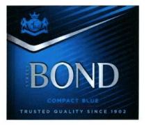 STREET BOND COMPACT BLUE TRUSTED QUALITY SINCE 1902