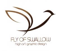 FLY OF SWALLOW HIGH ART GRAPHIC DESIGN