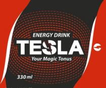 ENERGY DRINK TESLA YOUR MAGIC TONUS