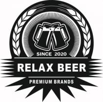 RELAX BEER PREMIUM BRANDS SINCE 2020