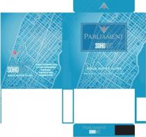 PARLIAMENT SOHONYC AQUA SUPER SLIMS