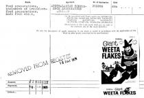 GIANT;SANITARIUM WEETA FLAKES