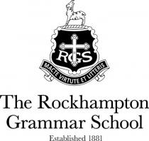 RGS THE ROCKHAMPTON GRAMMAR SCHOOL ESTABLISHED 1881 MACTE VIRTUTE ET LITTERIS