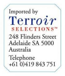 IMPORTED BY TERROIR SELECTIONS