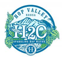 H2O SPARKLING HOP WATER HOP VALLEY NOOSA H HEADS OF NOOSA BREWING CO.