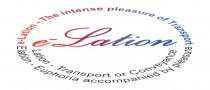E-LATION LATION - TRANSPORT OR CONVEYANCE E-LATION - THE INTENSE;PLEASURE OF TRANSPORT ELATION - EUPHORIA ACCOMPANIED BY PLEASURE