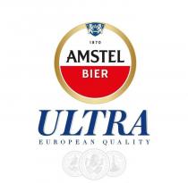 A AMSTEL BIER 1870 ULTRA EUROPEAN QUALITY