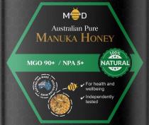 MD AUSTRALIAN PURE MANUKA HONEY MGO 90+ / NPA 5+ 100% NATURAL FOR HEALTH AND WELLBEING INDEPENDENTLY TESTED AUSTRALIAN MADE;MD AUSTRALIAN PURE MANUKA HONEY MGO 263+ / NPA 10+ BRONZE FOR HEALTH AND WELLBEING INDEPENDENTLY TESTED AUSTRALIAN MADE;MD AUSTRALIAN PURE MANUKA HONEY MGO 829+ / NPA 20+ GOLD FOR HEALTH AND WELLBEING INDEPENDENTLY TESTED AUSTRALIAN MADE;MD AUSTRALIAN PURE MANUKA HONEY MGO 514+ / NPA 15+ SILVER FOR HEALTH AND WELLBEING INDEPENDENTLY TESTED AUSTRALIAN MADE