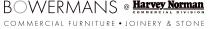 BOWERMANS @ HARVEY NORMAN COMMERCIAL DIVISION COMMERCIAL FURNITURE JOINERY & STONE