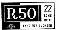 R50;SINOXID;22 LONG RIFLE