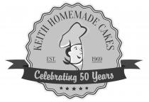 KEITH HOMEMADE CAKES EST. 1969 CELEBRATING 50 YEARS