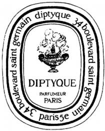 DIPTYQUE PARFUMEUR PARIS DIPTYQUE 34 BOULEVARD SAINT GERMAIN PARIS 5E