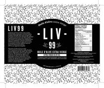 LIV 99 HUILE D'OLIVE EXTRA VIERGE EXTRA VIRGIN OLIVE OIL