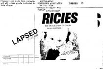 LIVELIEST;RICIES;SANITARIUM