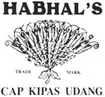 HABHAL'S CAP KIPAS UDANG TRADE MARK