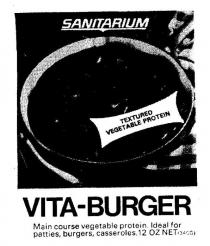 SANITARIUM;VITA-BURGER