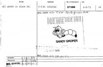 SANDY GROPER