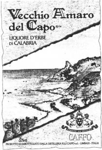 VECCHIO AMARO DEL CAPO LIQUORE D'ERBE DI CALABRIA CAFFO