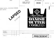 DANISH BUTTER COOKIES;ROYAL DANSK