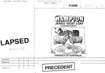 CHAMPION;CORNED MEAT LOAF