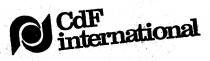 CDF INTERNATIONAL;PJ