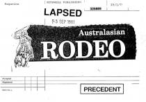 AUSTRALASIAN RODEO